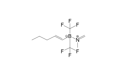 Methylmethyleneimine (N-B) (1-penten-1-yl)bis(trifluoromethyl)borane