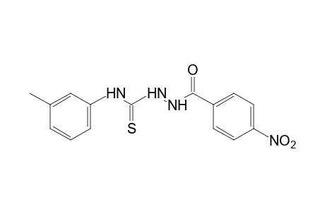 1-(p-nitrobenzoyl)-3-thio-4-m-tolylsemicarbazide