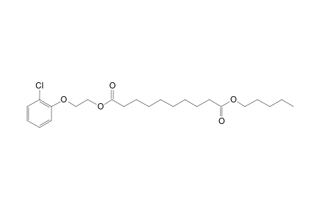 Sebacic acid, 2-(2-chlorophenoxy)ethyl pentyl ester