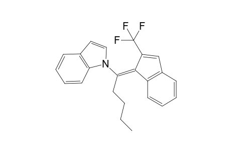 (Z)-1-(1-(2-(trifluoromethyl)-1H-indene-1-ylidene)pentyl)-1H-indole