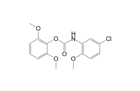 (5-Chloro-2-methoxyphenyl)carbamic acid, 2,6-dimethoxyphenyl ester