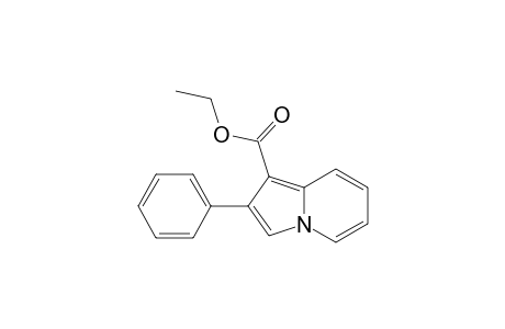 2-Phenyl-1-indolizinecarboxylic acid, ethyl ester