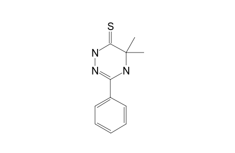 5,5-DIMETHYL-3-PHENYL-4,5-DIHYDRO-1,2,4-TRIAZINE-6(1H)-THIONE