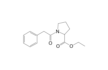 L-Proline, N-(phenylacetyl)-, ethyl ester