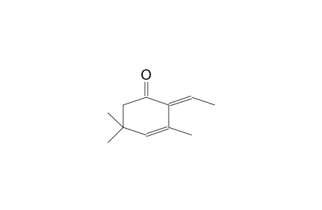 E-2-ETHYLIDEN-3,5,5-TRIMETHYL-3-CYCLOHEXEN-1-ON