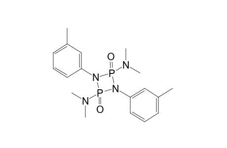 2,4-bis(dimethylamino)-1,3-di-m-tolyl-1,3,2,4-diazadiphosphetidine, 2,4-dioxide