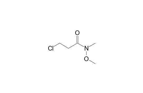 N-methoxy-N-methyl-3-chloropropanamide