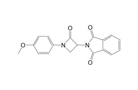 1H-Isoindole-1,3(2H)-dione, 2-[1-(4-methoxyphenyl)-2-oxo-3-azetidinyl]-