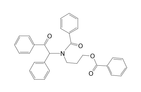 Benzoic acid, 3-(N-benzoyl-N-desyl-amino)-propyl ester