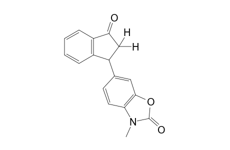 3-methyl-6-(3-oxo-1-indanyl)-2-benzoxazolinone