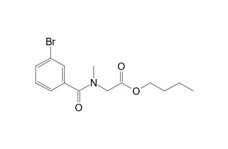 Sarcosine, N-(3-bromobenzoyl)-, butyl ester