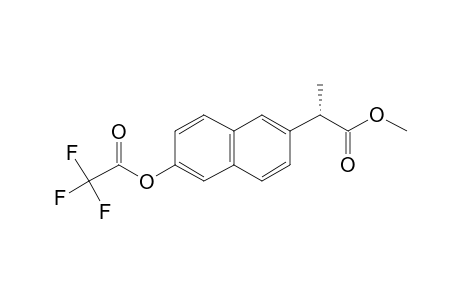 o-Desmethylnaproxen, o-trifluoroacetyl-, methyl ester