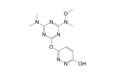 6-({4-(dimethylamino)-6-[methoxy(methyl)amino]-1,3,5-triazin-2-yl}oxy)-3-pyridazinol