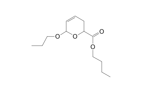 2H-Pyran-2-carboxylic acid, 3,6-dihydro-6-propoxy-, butyl ester