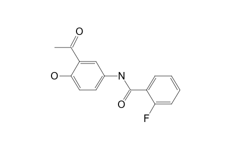 N-(3-Acetyl-4-hydroxyphenyl)-2-fluorobenzamide