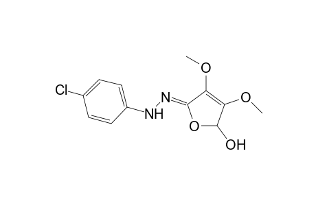 2(5H)-Furanone, 5-hydroxy-3,4-dimethoxy-, (4-chlorophenyl)hydrazone