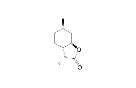 (3R,3aS,6R,7aR)-3,6-dimethyl-3a,4,5,6,7,7a-hexahydro-3H-1-benzofuran-2-one