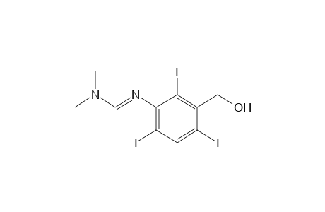 3-{[(dimethylamino)methylene]amino}-2,4,6-triiodobenzyl alcohol