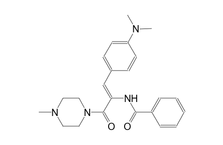 N-{(Z)-2-[4-(dimethylamino)phenyl]-1-[(4-methyl-1-piperazinyl)carbonyl]ethenyl}benzamide