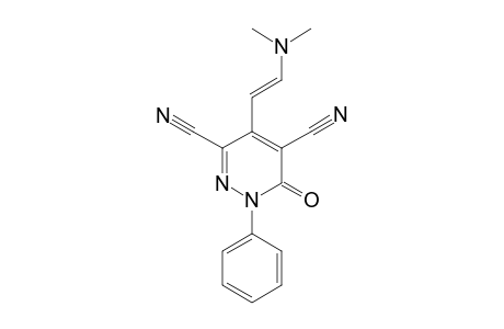 Pyridazine-3,5-dicarbonitrile, 1,6-dihydro-4-(2-dimethylaminoethenyl)-6-oxo-1phenyl-