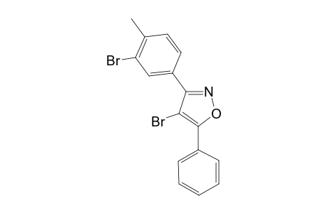 4-Bromo-3-(3-bromo-4-methylphenyl)-5-phenylisoxazole
