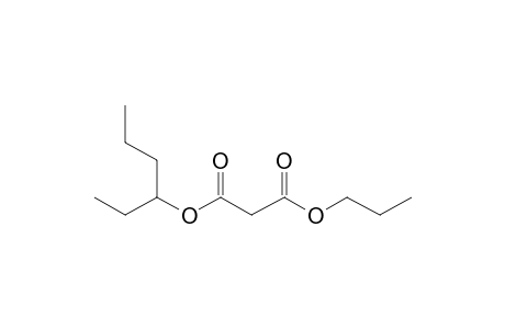 Malonic acid, 3-hexyl propyl ester