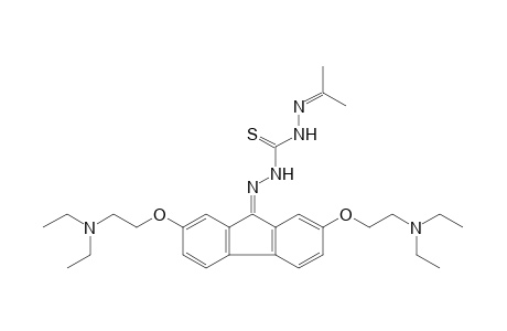 1-{2,7-bis[2-(diethylamino)ethoxy]fluoren-9-ylidene}-5-isopropylidene-3-thiocarbohydrazide