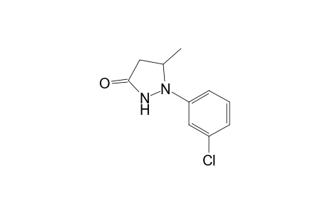 3-Pyrazolidinone, 1-(3-chlorophenyl)-5-methyl-