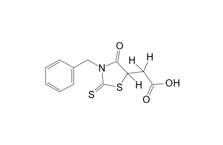 3-benzyl-4-oxo-2-thioxo-5-thiazolidineacetic acid