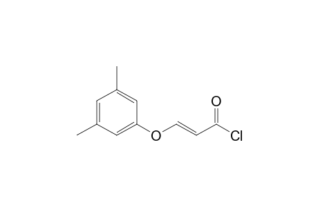 (E)-3-(3,5-dimethylphenoxy)acryloyl chloride