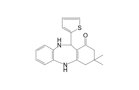 3,3-dimethyl-2,3,4,5,10,11-hexahydro-11-(2-thienyl)-1H-dibenzo[b,e][1,4]diazepin-1-one