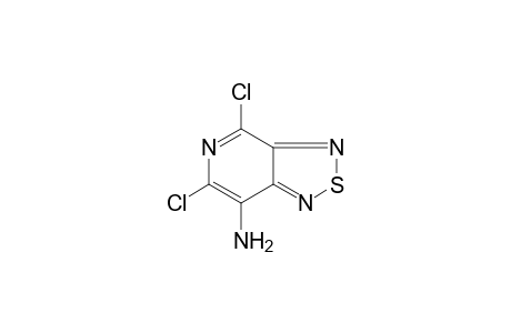 7-amino-4,6-dichloro[1,2,5]thiadiazolo[3,4-c]pyridine