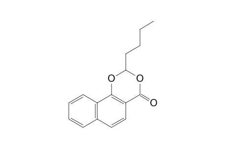 2-Butyl 4-oxo-[1,3-a]-naphthodioxane