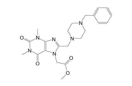 methyl {8-[(4-benzyl-1-piperazinyl)methyl]-1,3-dimethyl-2,6-dioxo-1,2,3,6-tetrahydro-7H-purin-7-yl}acetate