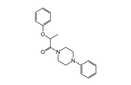 1-(2-phenoxypropionyl)-4-phenylpiperazine