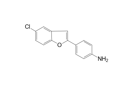 Benzenamine, 4-(5-chloro-2-benzofuryl)-