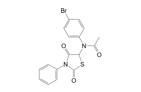 Acetamide, N-(4-bromophenyl)-N-(2,4-dioxo-3-phenyl-5-thiazolidinyl)-