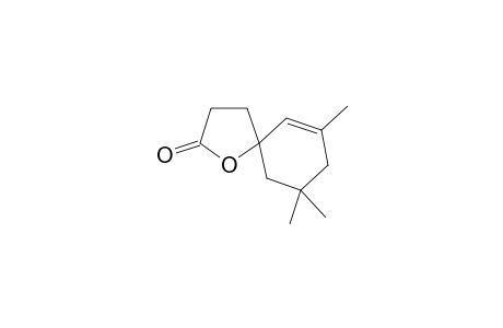 7,9,9-trimethyl-1-oxaspiro[4.5]dec-6-en-2-one