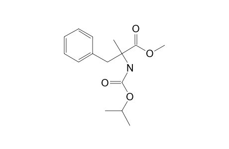 .alpha.-Methyl-dl-phenylalanine, N-(isopropyloxycarbonyl)-, methyl ester