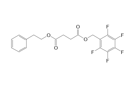 Succinic acid, phenethyl pentafluorobenzyl ester