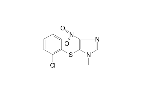 5-[(o-chlorophenyl)thio]-1-methyl-4-nitroimidazole