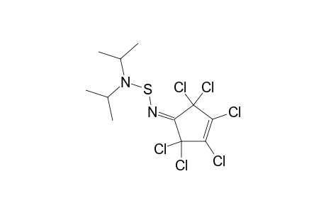 DIISOPROPYLAMINO-(HEXACHLORO-3-CYCLOPENTENYLIDENAMINO)-SULFIDE