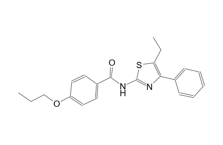 N-(5-ethyl-4-phenyl-1,3-thiazol-2-yl)-4-propoxybenzamide