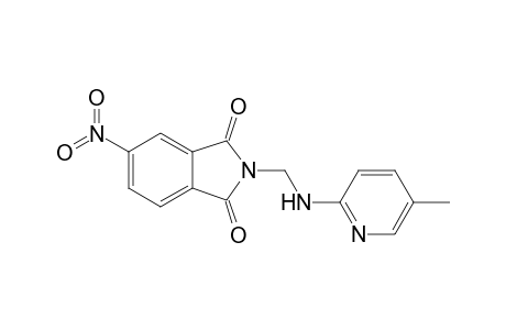 2-([(5-Methyl-2-pyridinyl)amino]methyl)-5-nitro-1H-isoindole-1,3(2H)-dione