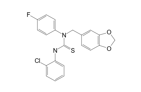 2'-chloro-4-fluoro-N-piperonylthiocarbanilide