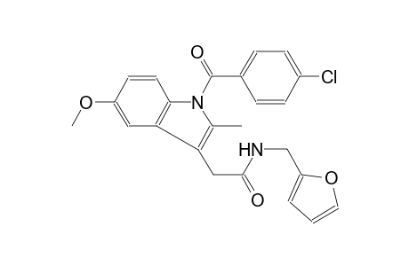 2-[1-(4-chlorobenzoyl)-5-methoxy-2-methyl-1H-indol-3-yl]-N-(2-furylmethyl)acetamide