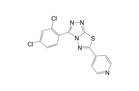 4-[3-(2,4-dichlorophenyl)-[1,2,4]triazolo[3,4-b][1,3,4]thiadiazol-6-yl]pyridine