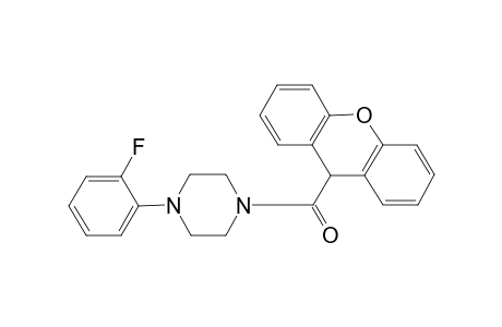 1-(2-fluorophenyl)-4-(9H-xanthen-9-ylcarbonyl)piperazine