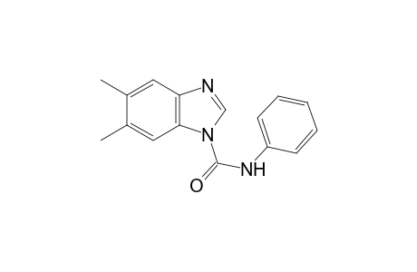 5,6-dimethyl-1-benzimidazolecarboxanilide