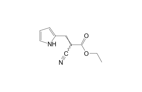 a-cyanopyrrole-2-acrylic acid, ethyl ester